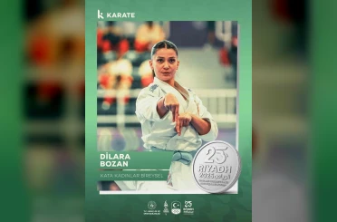 Dilara Bozan’dan gümüş madalya 