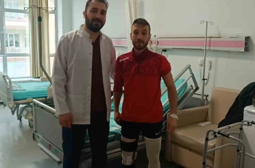 Dinarsporlu Ramazan Demir’e başarılı ameliyat 