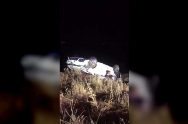 Diyarbakır’da araç takla attı: 1 yaralı 