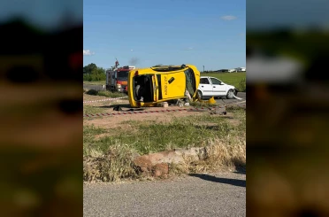Diyarbakır’da iki otomobil çarpıştı: 6 yaralı 