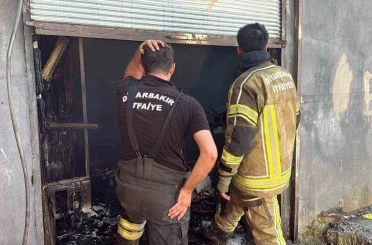 Diyarbakır’da marangoz atölyesinde yangın: 2 yaralı 