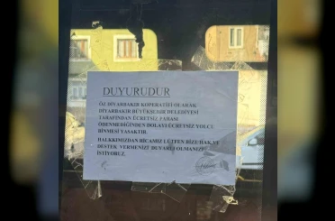Diyarbakır’da özel halk otobüslerinden ücretsiz yolcu krizi 