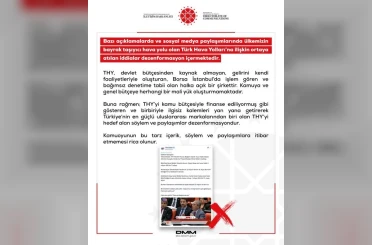 DMM’den THY’ye ilişkin iddialara açıklama 