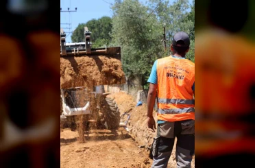 Doğanköy Mahallesinin içme suyu altyapısı yenileniyor 