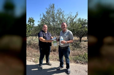 Dolu mağduru üreticilere destek 