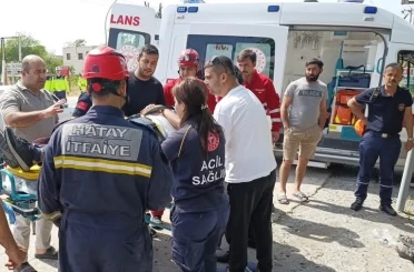 Dörtyol’da trafik kazası: 2 yaralı 