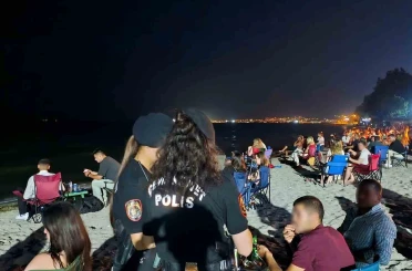Drone havalandı, Tekirdağ polisi sahili abluka altına aldı 