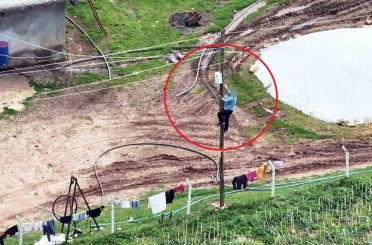 Dronu görünce kaçak hatları iptal etti 