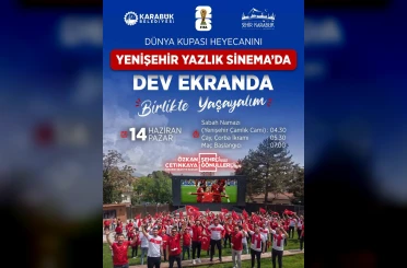 Dünya kupası heyecanı Yenişehir Yazlık Sineması’nda yaşanacak 