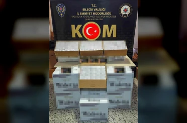 Durdurulan araçta 100 bin adet boş makaron ele geçirildi 