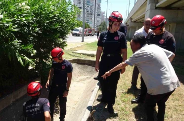 Düştü diye ihbar ettiği babası bile düşmediğine ikna edemedi 