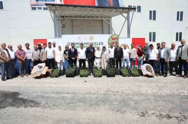 Düzce çiftçisine fide ve damla sulama sistemi desteği 