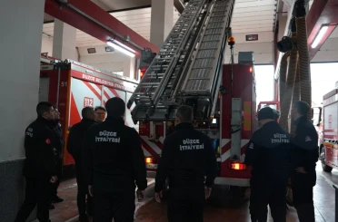 Düzce İtfaiyesi yedi 24 vatandaşın yanında 