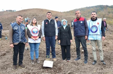 Düzce öğretmenleri hatıra ormanı oluşturuldu 
