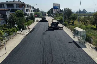 Düzce’de bin 800 metrelik yol yenileniyor
