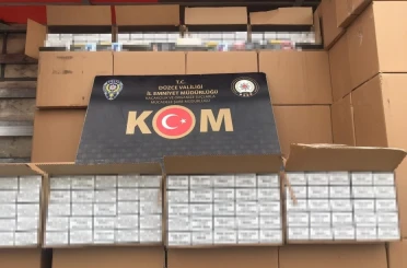 Düzce’de binlerce kaçak ürün ele geçirildi 