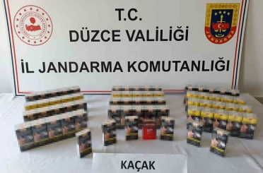 Düzce’de kaçakçılığa geçit yok 