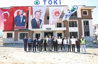 Düzce’de TOKİ konutları hızla yükseliyor 