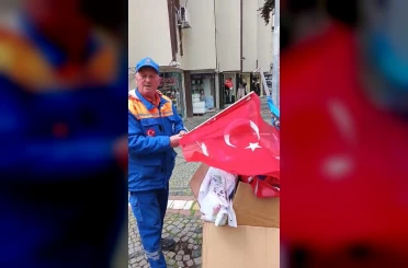 Edirne’de 1 Mayıs sonrası Türk bayraklarının çöpe atılmasına tepki 