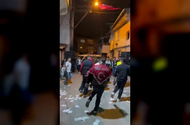Edirne’de asker uğurlama eğlencesinde renkli görüntüler 