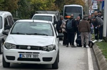 Edirne’de otomobil yaya geçidinde kadına çarptı 
