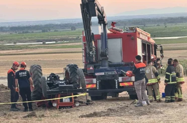 Edirne’de traktörün altında kalan çift hayatını kaybetti 