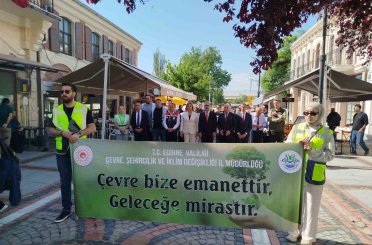 Edirne’de Türkiye Çevre Haftası kutlamaları renkli görüntülerle başladı 