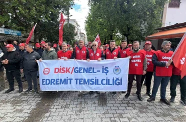 Edremit’te 1 Mayıs kutlandı 