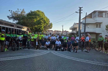 Edremit’te pedallar özel güvenlik görevlileri için döndü 
