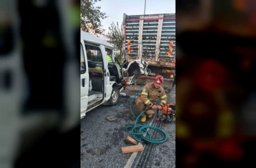 Edremit’te zincirleme kaza: 6 yaralı 