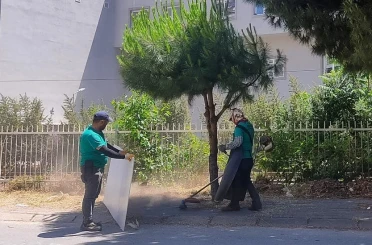 Efeler’in park ve yeşil alanlarında düzenleme çalışmaları sürüyor 