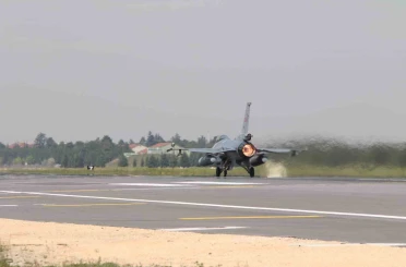 Efes 2026 için F-16’lar Eskişehir’den böyle havalandı 