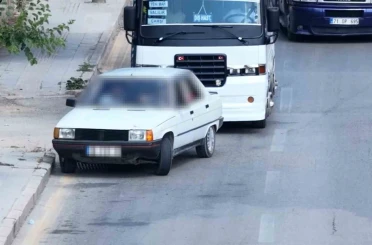 Ehliyetsiz sürücünün kaçış planını dron bozdu: Hem sürücüye hem araç sahibine ceza 