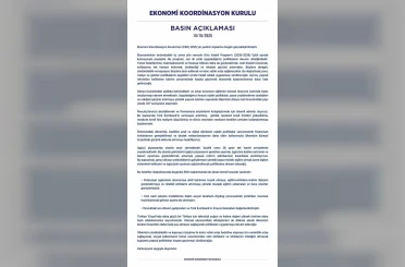 Ekonomi Koordinasyon Kurulu: "Enflasyonu tek haneye indirmek ve kalıcı refah artışı sağlamak hedefimiz" 