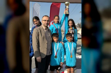 Elazığ 1. etap kros yarışmasında bölge birincisi 