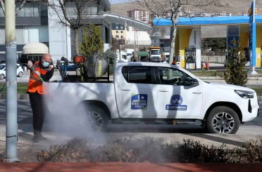 Elazığ ilaçlama çalışmaları başladı 