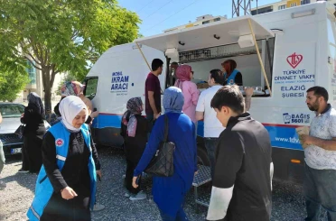 Elazığ’a TDV tarafından yeni bir mobil hizmet aracı kazandırıldı 