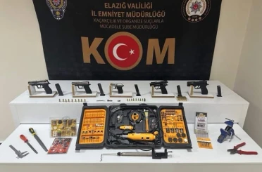 Elazığ’da 5 adet ruhsatsız tabanca ele geçirildi: 1 tutuklama 