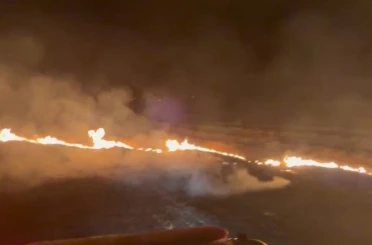 Elazığ’da anız yangını 