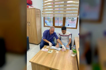 Elazığ’da dilenci operasyonu: Üzerinden 3 saatte topladığı bin 950 lira çıktı 
