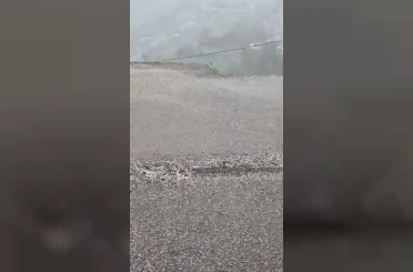 Elazığ’da dolu yağışı etkili oldu 