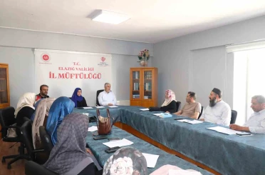 Elazığ’da manevi rehberlik alanlarında yürütülen faaliyetler değerlendirildi 