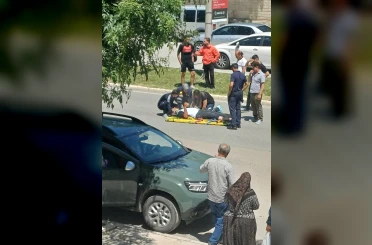 Elazığ’da motosiklet devrildi: 1 yaralı 