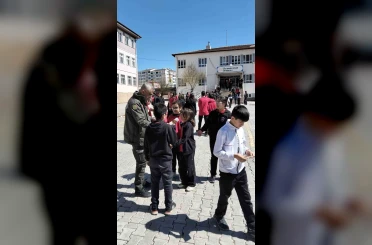 Elazığ’da öğrencilere orman yangını ile mücadele çalışması 