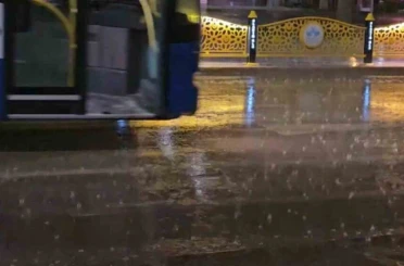 Elazığ’da sağanak yağış 