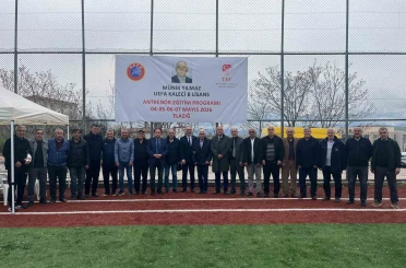 Elazığ’da UEFA Kaleci B Antrenör Eğitim Programı başladı 