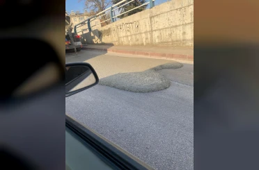 Elazığ’da yola beton döken miksere 668 bin lira ceza kesildi 