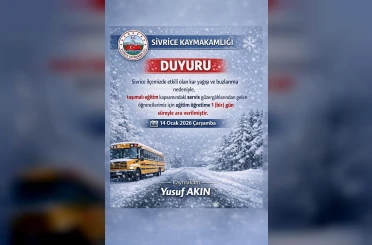 Elazığ’ın iki ilçesinde taşımalı eğitime ara verildi 