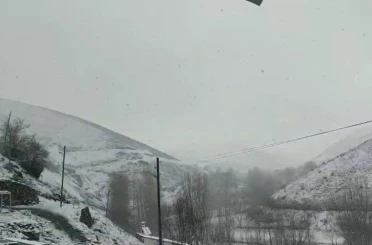 Elazığ’ın yüksek kesimlerinde kar yağışı 