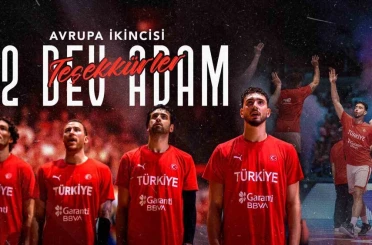 Emine Erdoğan, Avrupa ikincisi olan A Milli Erkek Basketbol Takımı’nı tebrik etti 